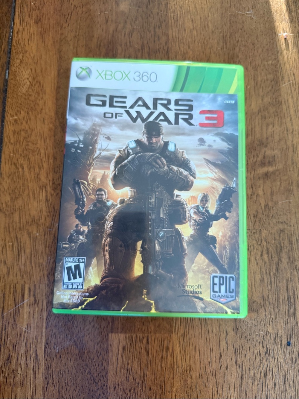 Gears of War 3 (Xbox 360) - Microsoft, Green Case